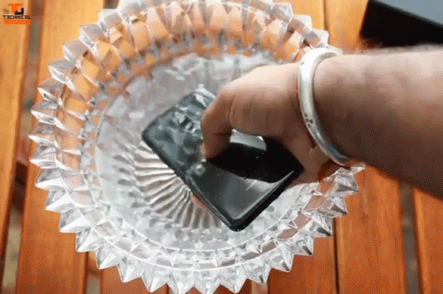 If my phone falls into water, what will I do?
